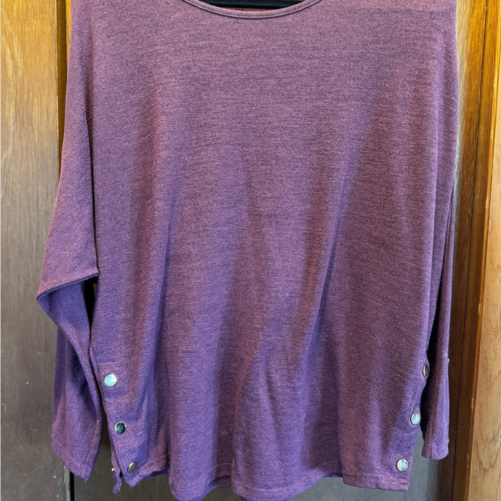 Pink Clover Purple Knit Sweater